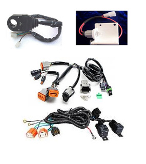 Auto electrical wiring harness and connector assemblies for vehicles.